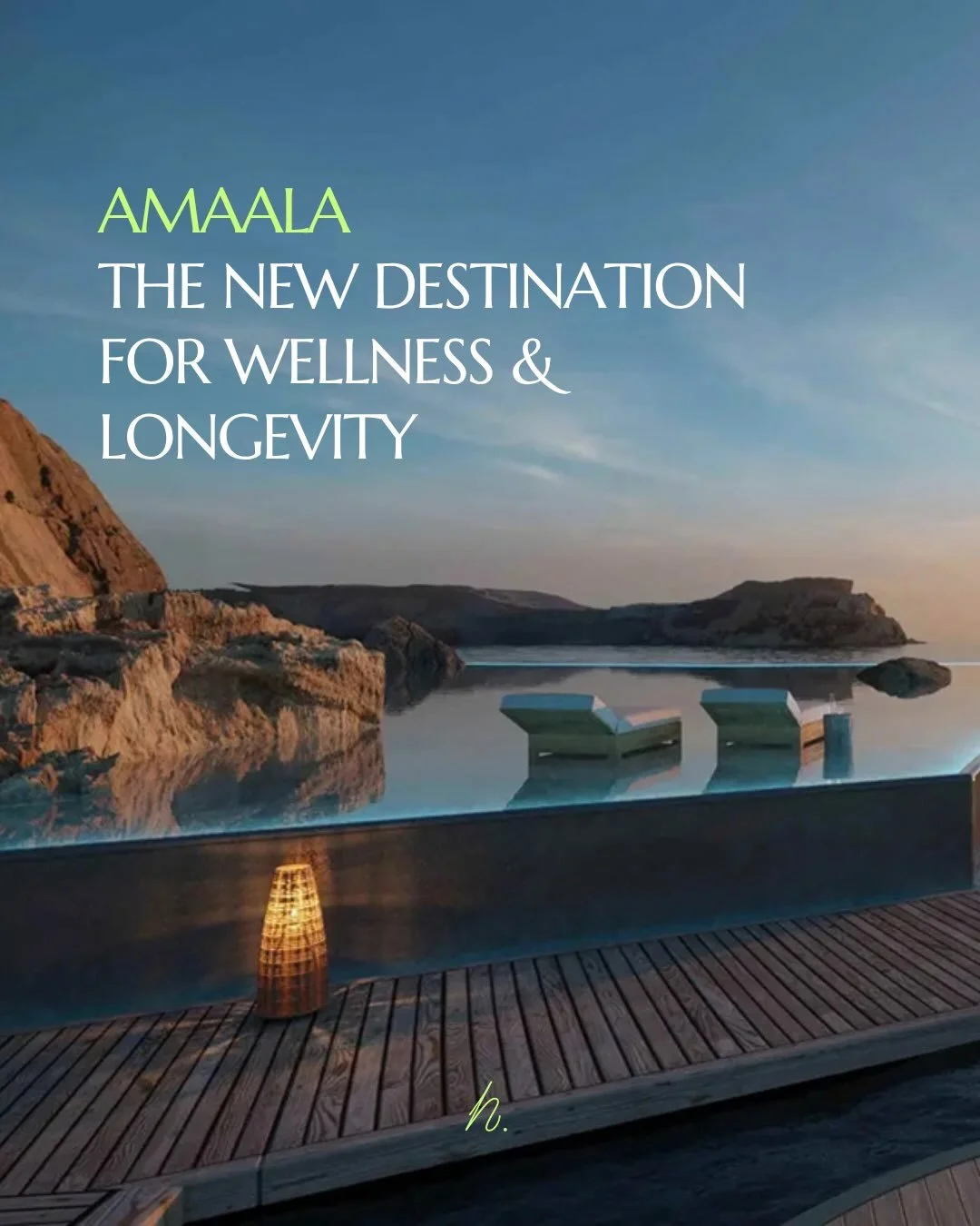 AMAALA: THE NEW WELLNESS DESTINATION IN SAUDI ARABIA.

Located on the Red Sea coast, AMAALA is bringing together some of the biggest names in luxury hospitality, wellness and longevity.

Six Senses, Jayasom, Four Seasons, Equinox, Rosewood and Cliniq