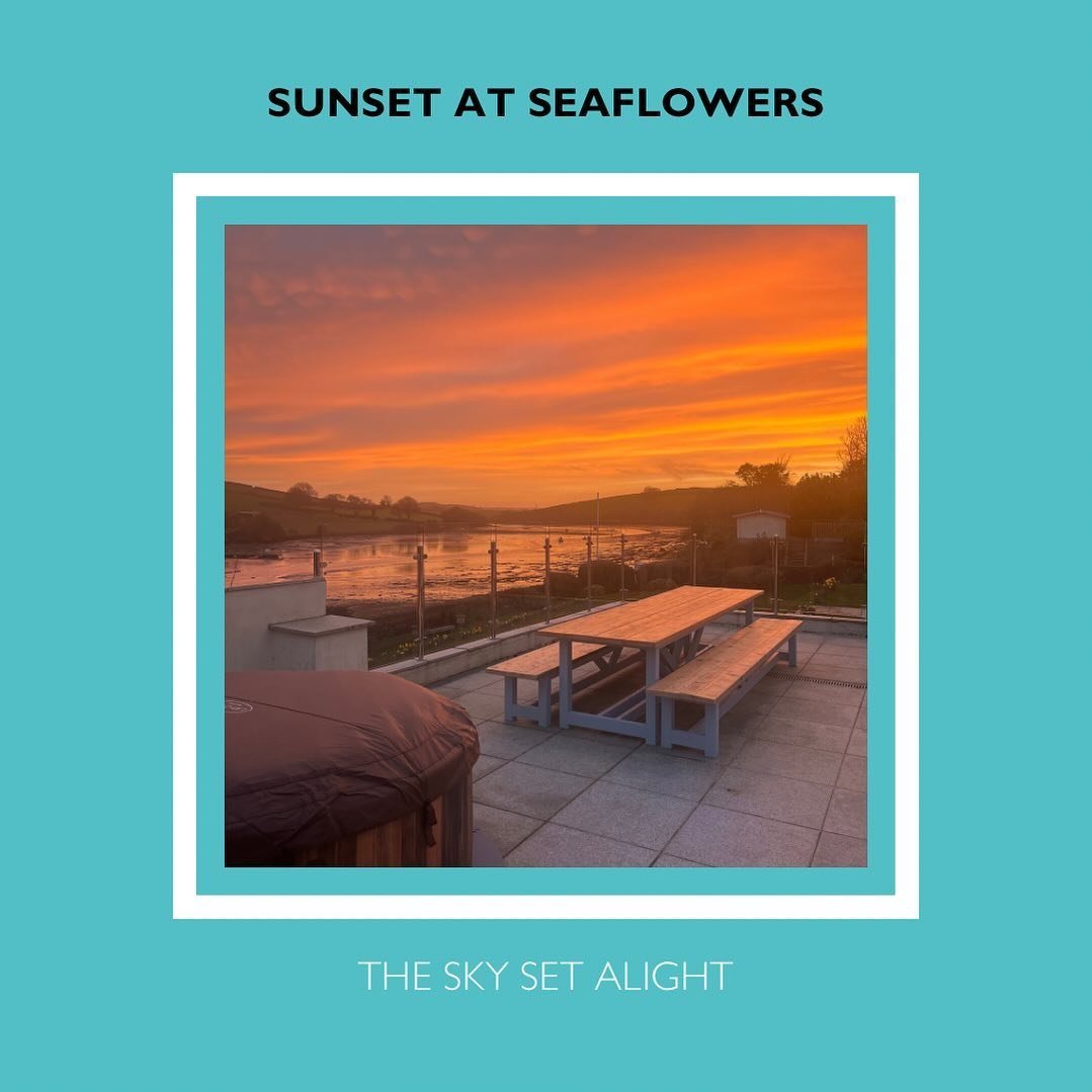 Sunset at Seaflowers can be spectacular.

Here&rsquo;s one from a few months ago. Absolutely no filter.

We have the very talented @carl_brightman staying at the moment, so have everything crossed for a cracking one tonight. The conditions are good -