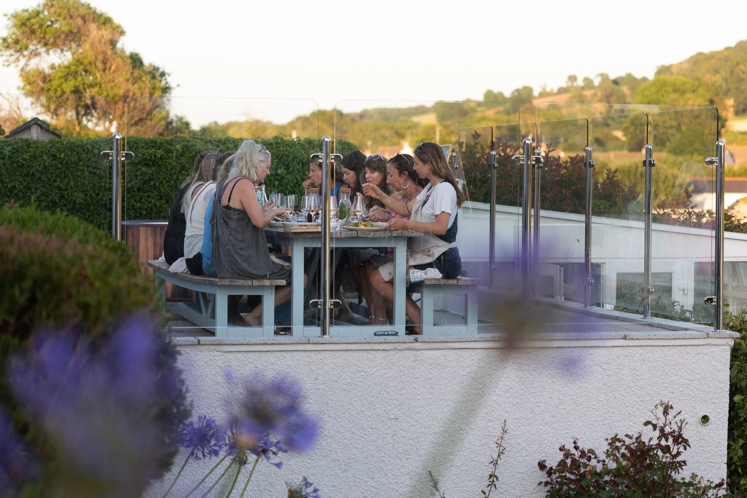 Dining on the Seaflowers terrace