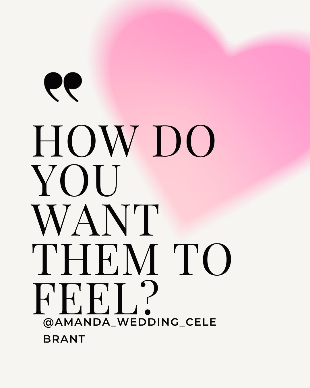 Wedding speeches and ceremonies...

When planning a speech always start with the end in mind and this important question.

How do you want your audience to feel at the end?

I&rsquo;ve been a coach and speaker for years and although I&rsquo;d always 