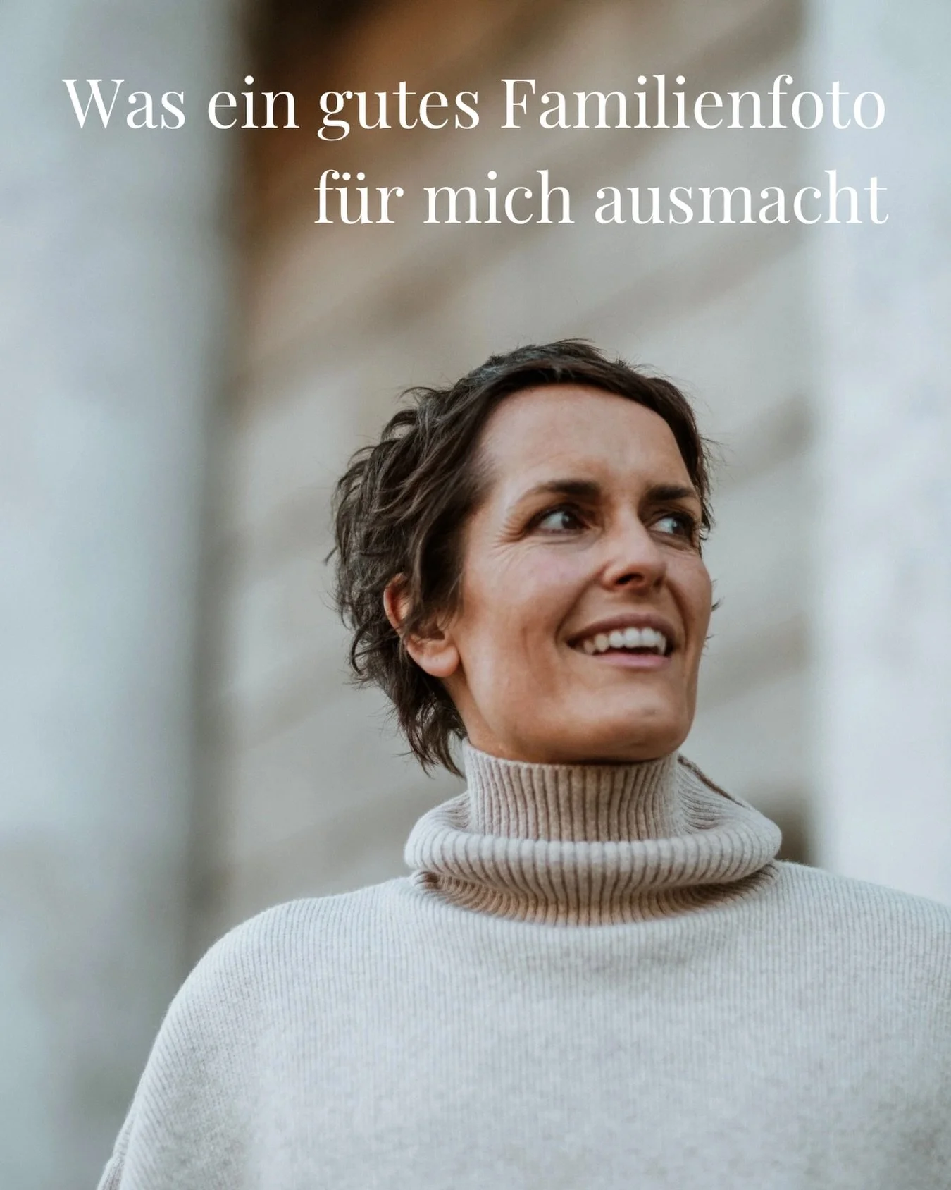 Was ein gutes Familienfoto f&uuml;r mich ausmacht?

F&uuml;r mich ist es nicht das Bild, auf dem alle perfekt sitzen und in die Kamera l&auml;cheln.

Es ist das Bild, auf dem man N&auml;he sp&uuml;rt.
Verbindung.
Bewegung.
Spa&szlig;.
Und dieses echt