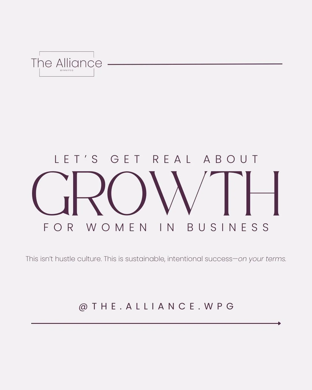 Let&rsquo;s get real about what growth actually looks like for women in business.

It&rsquo;s not always six figures in six months.

 It&rsquo;s not hustle at all costs.

 It&rsquo;s not doing it all alone.

Growth&mdash;real, sustainable, satisfying