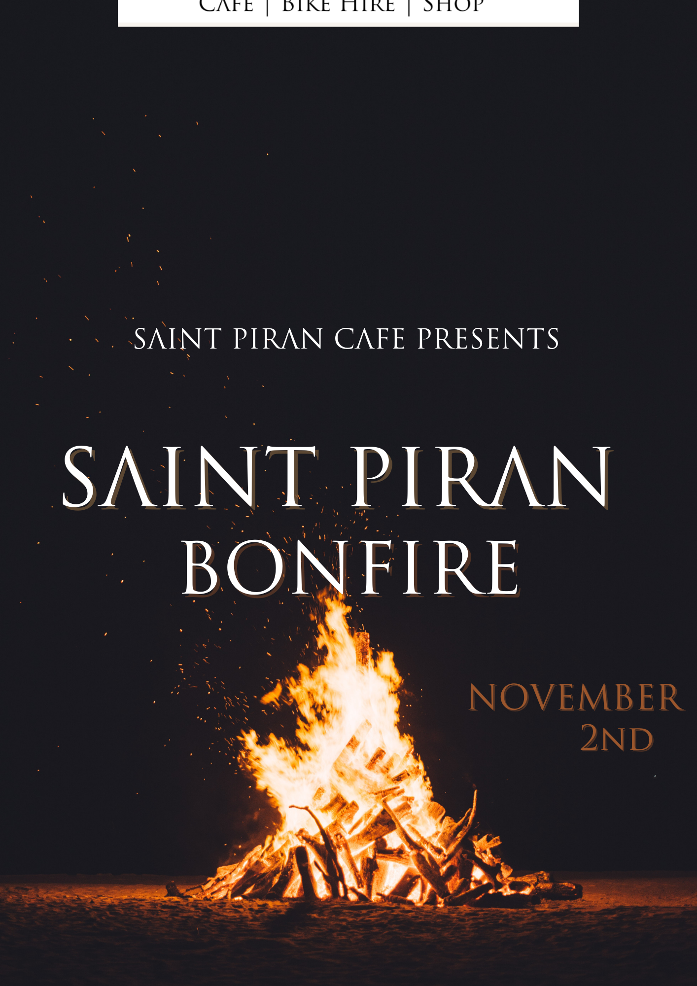 Saint Piran Bonfire Night - Thursday 2nd November