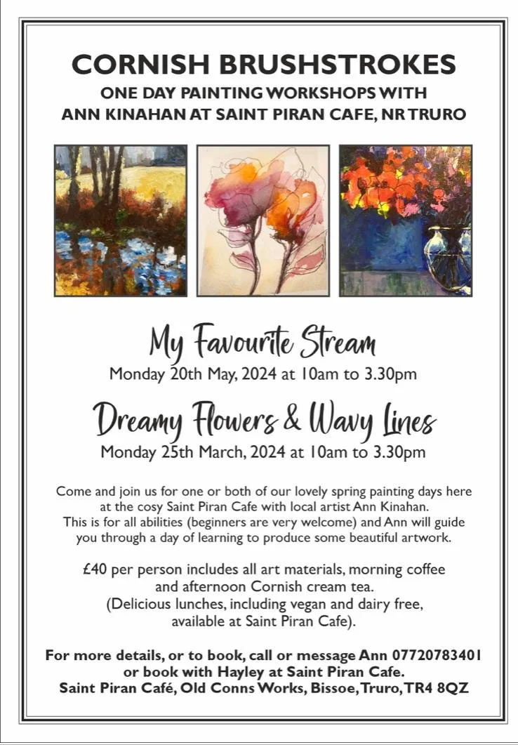 Cornish Brushstrokes Workshops with Ann Kinahan 
