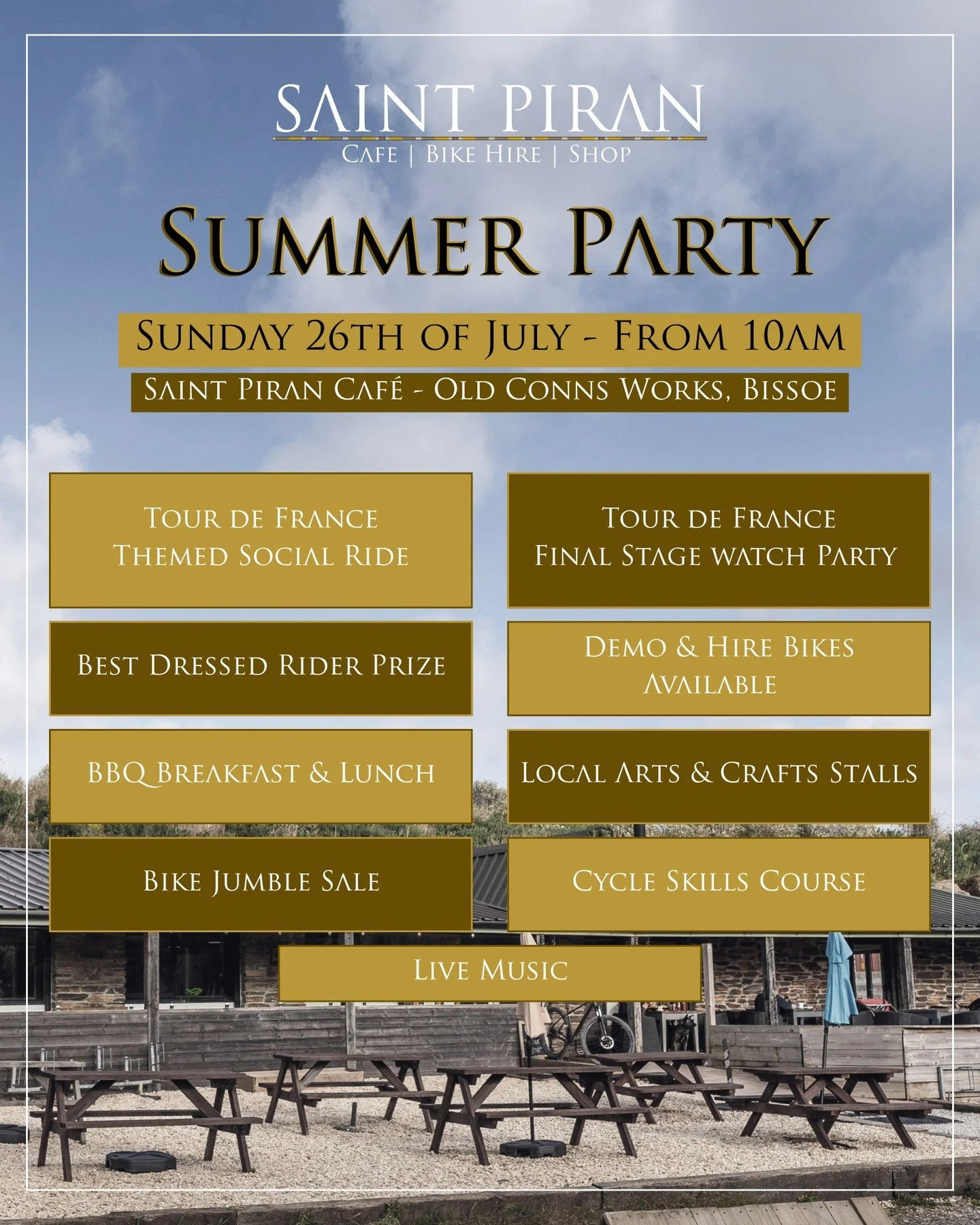 New Big date for your diaries. 26th of July we will be hosting a summer party with lots of activities.
Stay tuned for more updates and details.
Get in contact if you're interested in booking a table for the jumble sale or arts and crafts stalls.