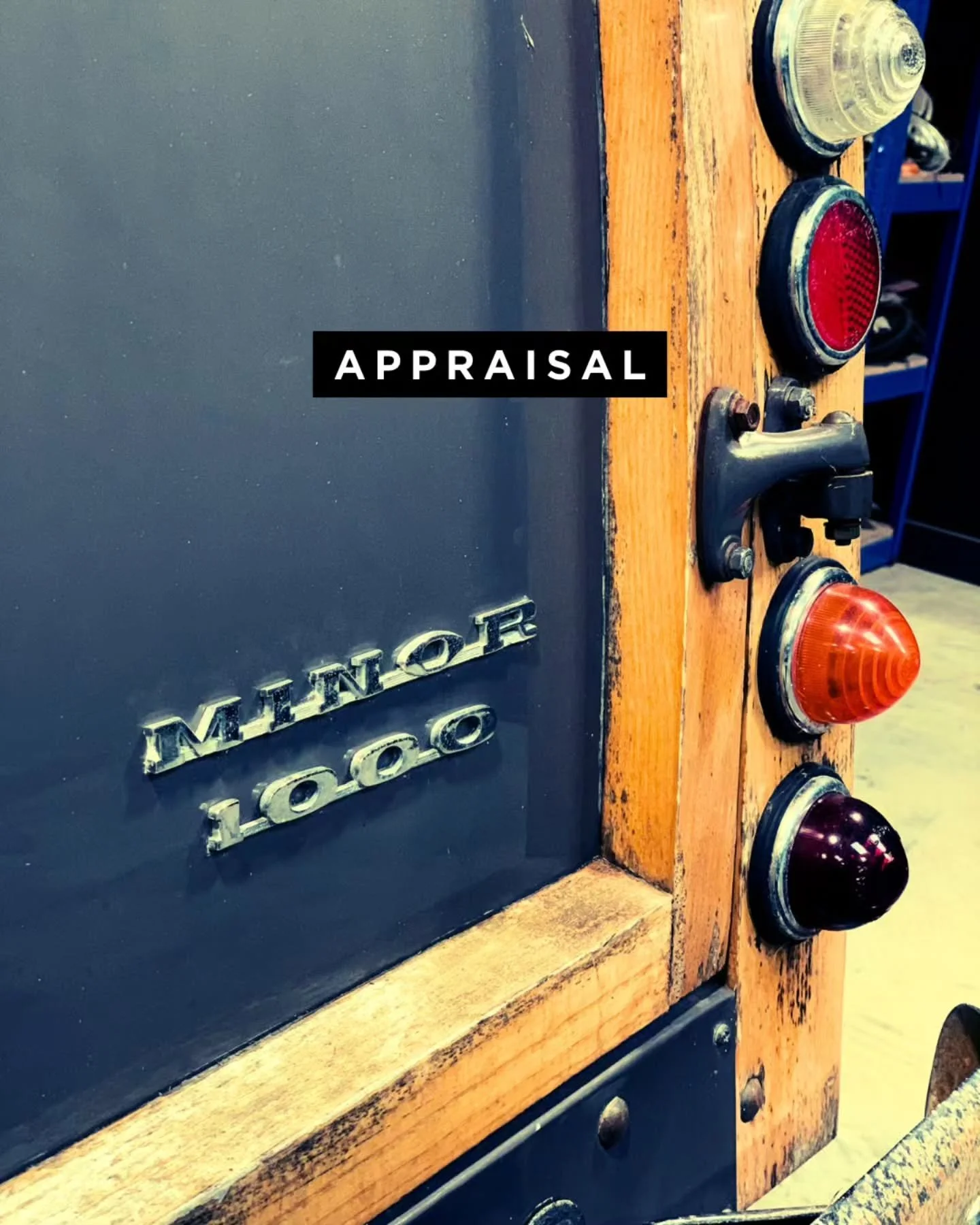 This much loved Morris Minor Traveller 1000 is here for us to fully appraise and advise on refurbishment works and MOT preparation.

All components from rust spots to washer bottle, with everything mechanical in between, will be checked, costed and d