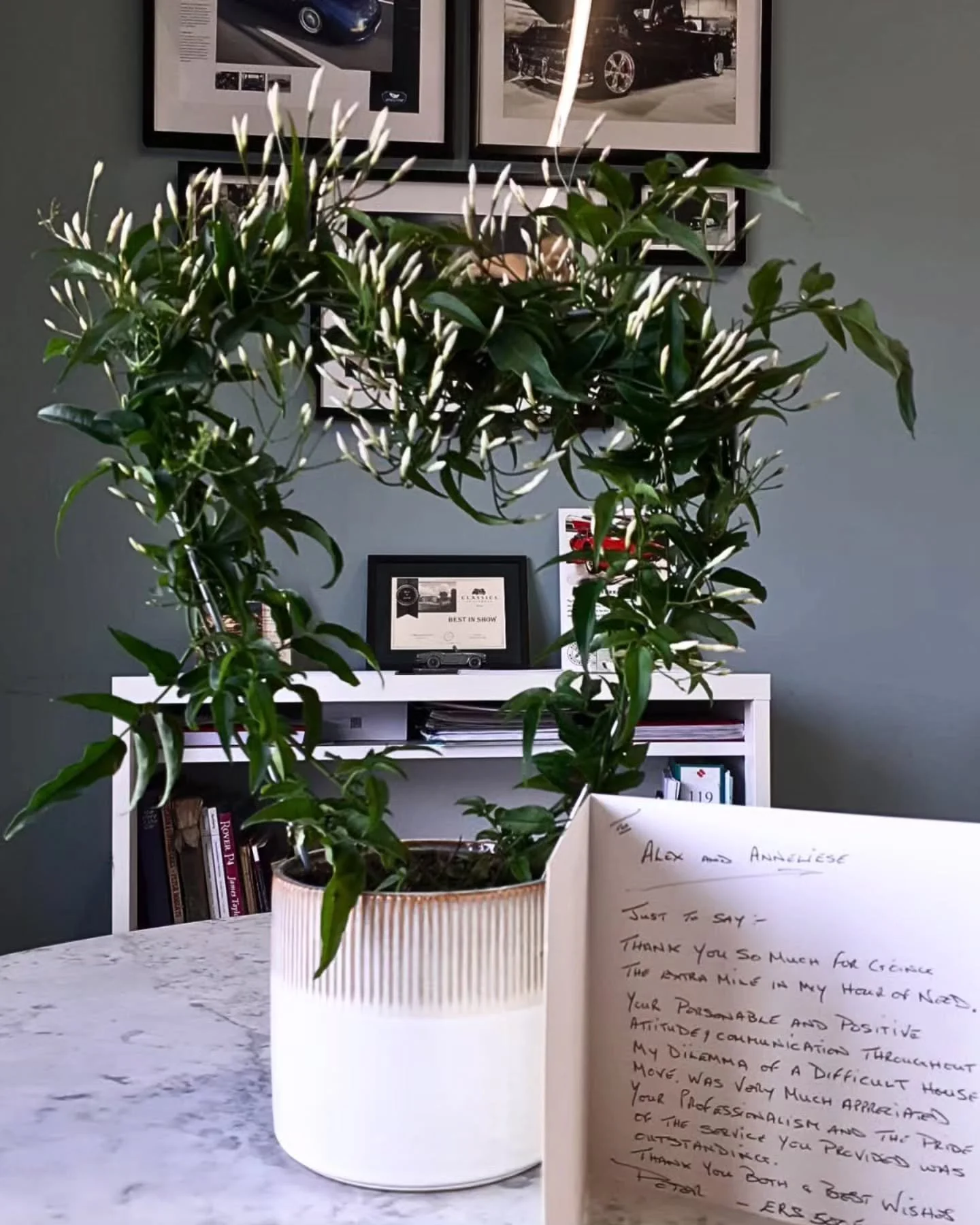 The measure of success, in our eyes, isn&rsquo;t when a customer pays their bill and says thank you - It&rsquo;s when they send flowers and a card.