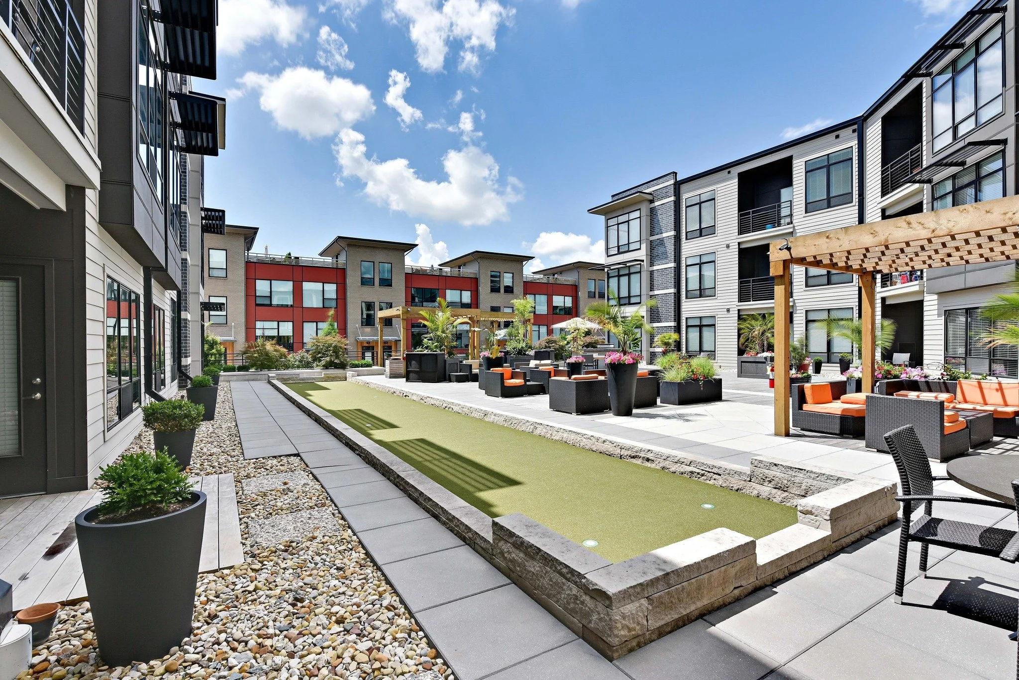 Regular resident events—game nights, happy hours, brunches—make moving in just the beginning.