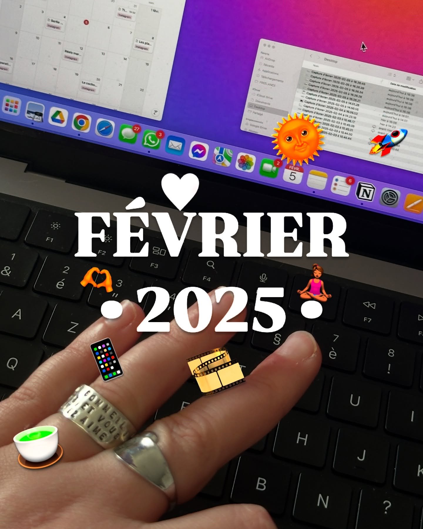F&eacute;vrier en quelques images aka. le mois le plus court de l&rsquo;ann&eacute;e qui est (quand m&ecirc;me) pass&eacute; trop vite&hellip; 🎞️

Mon temps d&rsquo;&eacute;cran n&rsquo;est toujours pas au ch&ocirc;mage avec mes nombreuses heures su