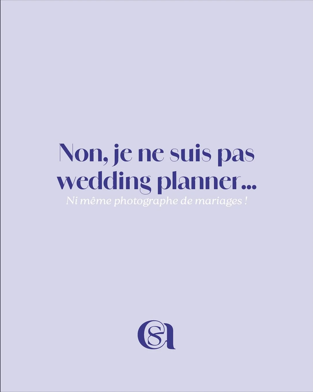 Clara, je ne savais pas que tu &eacute;tais Wedding Planner ? Eh bien, moi non plus ! 
 
Il est vrai, cependant, que vous m&rsquo;avez d&eacute;j&agrave; vu cr&eacute;er du contenu sur des &eacute;v&eacute;nements, que &ccedil;a soit en stories, en p