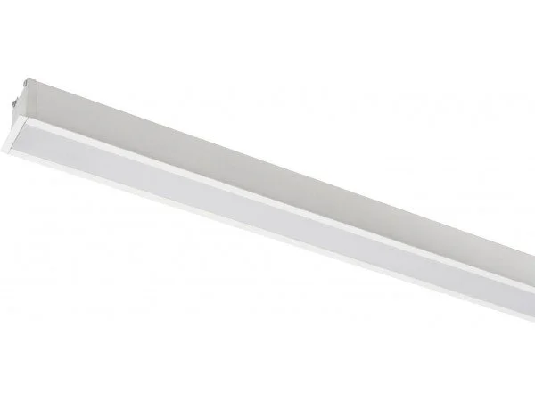 Linear recessed slimline office solution