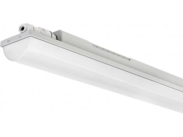 Non corrosive IP69 LED ceiling light fixture with a white diffuser cover