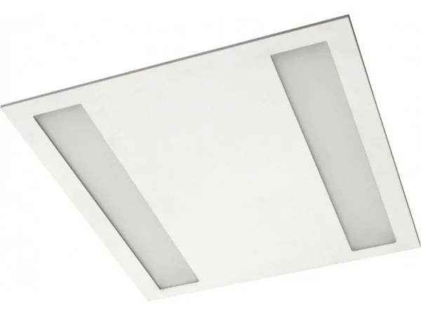 Recessed module panel for office lighting