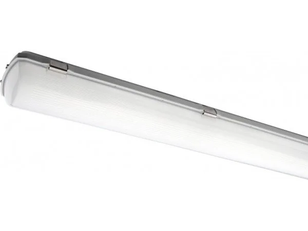 Non corrosive LED ceiling light fixture with a white diffuser cover