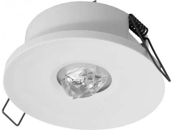 LED recessed emergency ceiling light