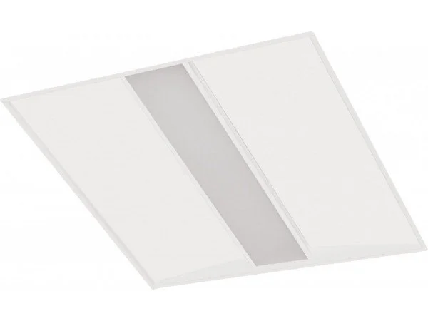 Architectural recessed module panel for office lighting