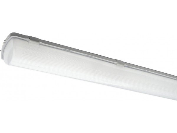 Non corrosive LED ceiling light fixture with a white diffuser cover