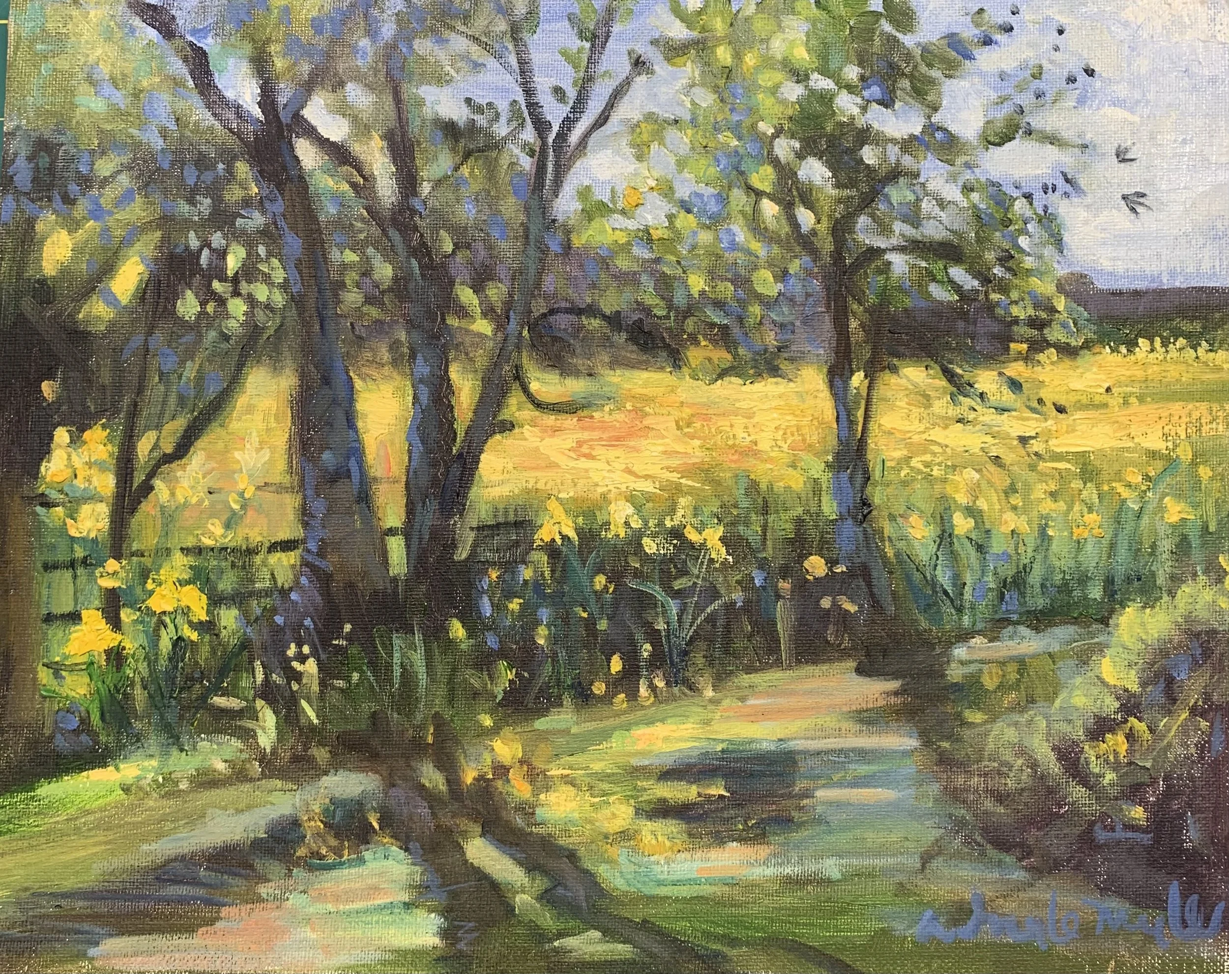 Field of Buttercups    Oil  
Available at Gra Gallery Naas, Co. Kildare