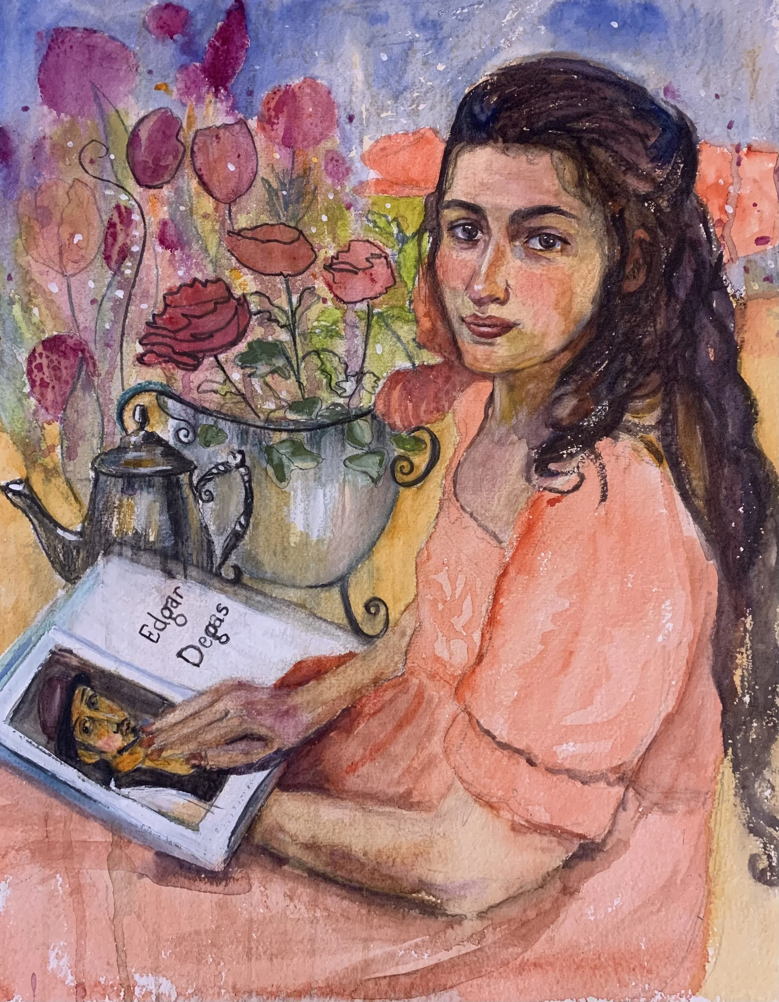 In Love with Degas  Watercolour  new Spring collection at Gra Gallery Naas Co. Kildare