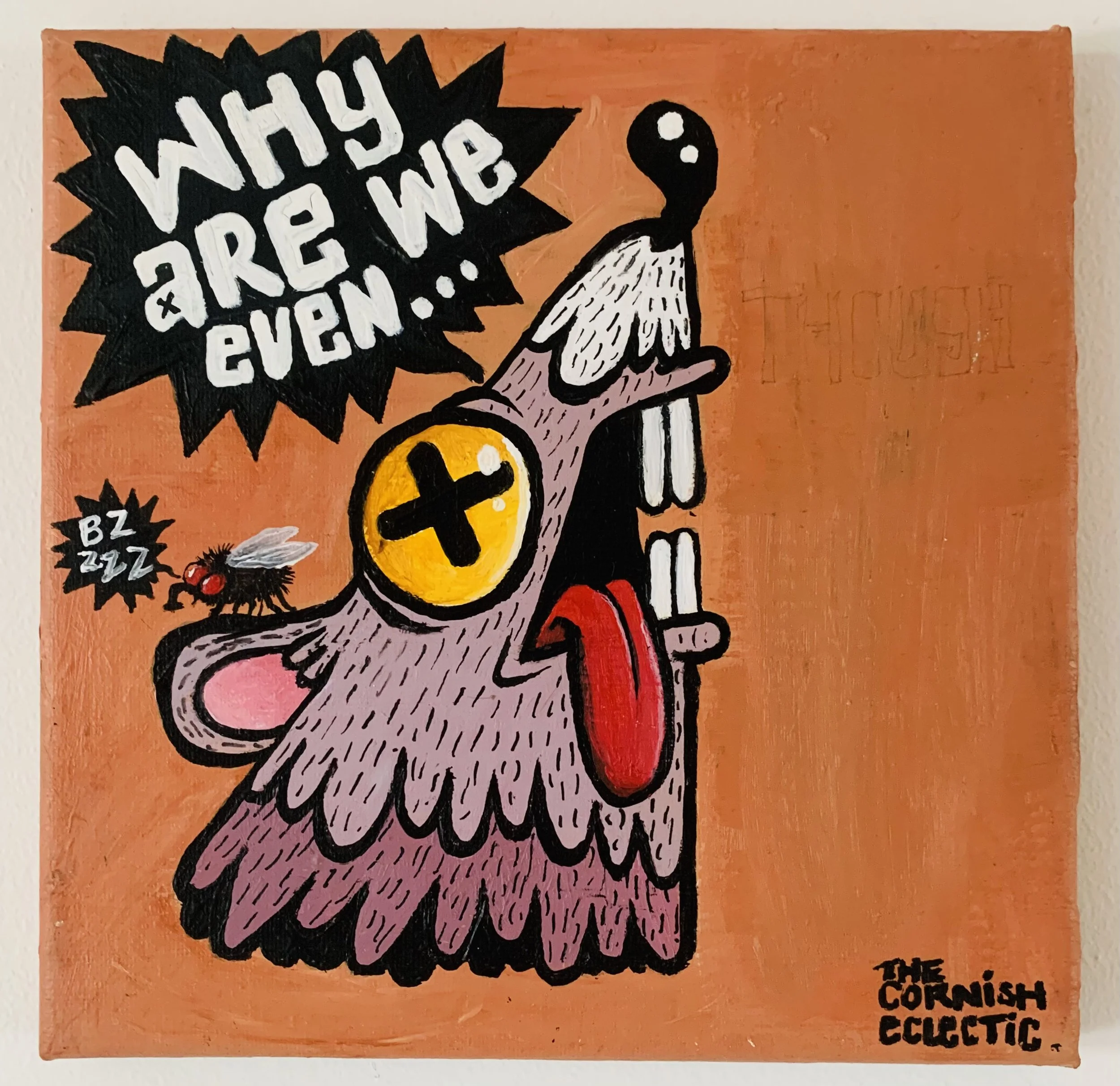 "Why?" (Acrylic on Canvas 20cm x 20cm)