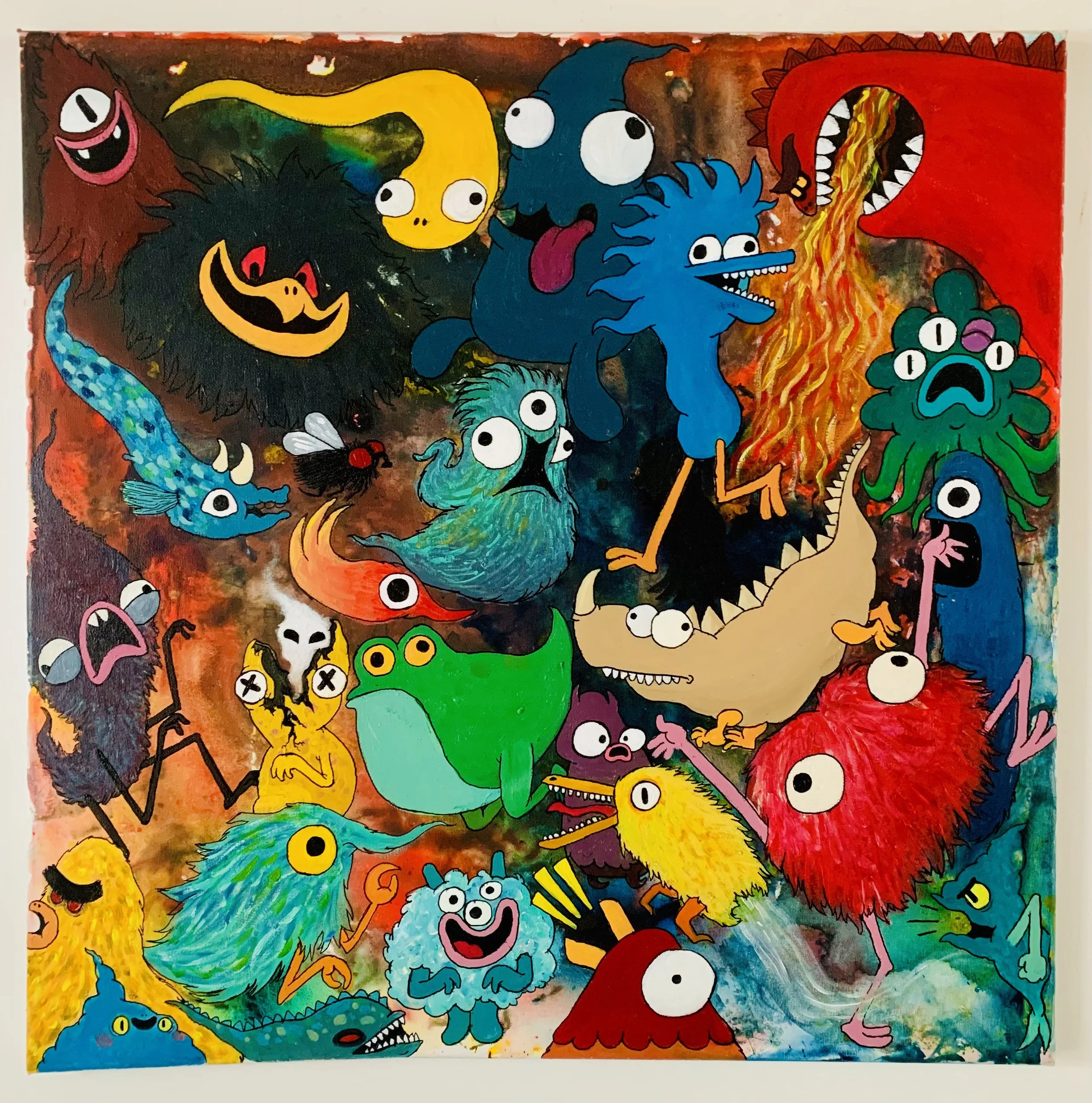 Up or Down (Acrylic on Canvas)