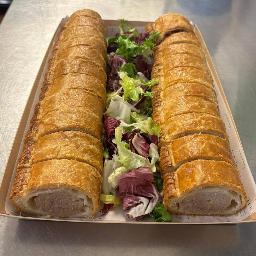 Our signature sausage rolls😋 

Our cold buffets have been flying out over the last few months, catering for your work meetings, parties, funerals &amp; wedding receptions🙏🏼 And WCB catering sausage rolls always receive the best feedback!🤩

Whatev
