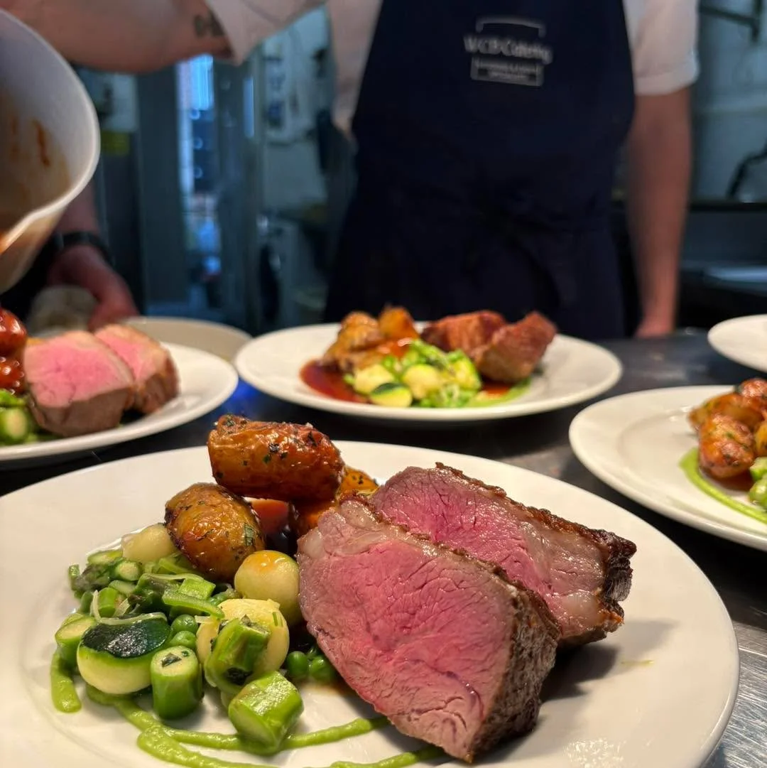 We had fantastic feedback from this weekends wedding🤩 

&ldquo;Best wedding food I&rsquo;ve ever had&rdquo; 

Our lovely couple upgraded to our lamb rump dish from the spring menu and were so so pleased with their food choices🤍 

Spring lamb | Jers