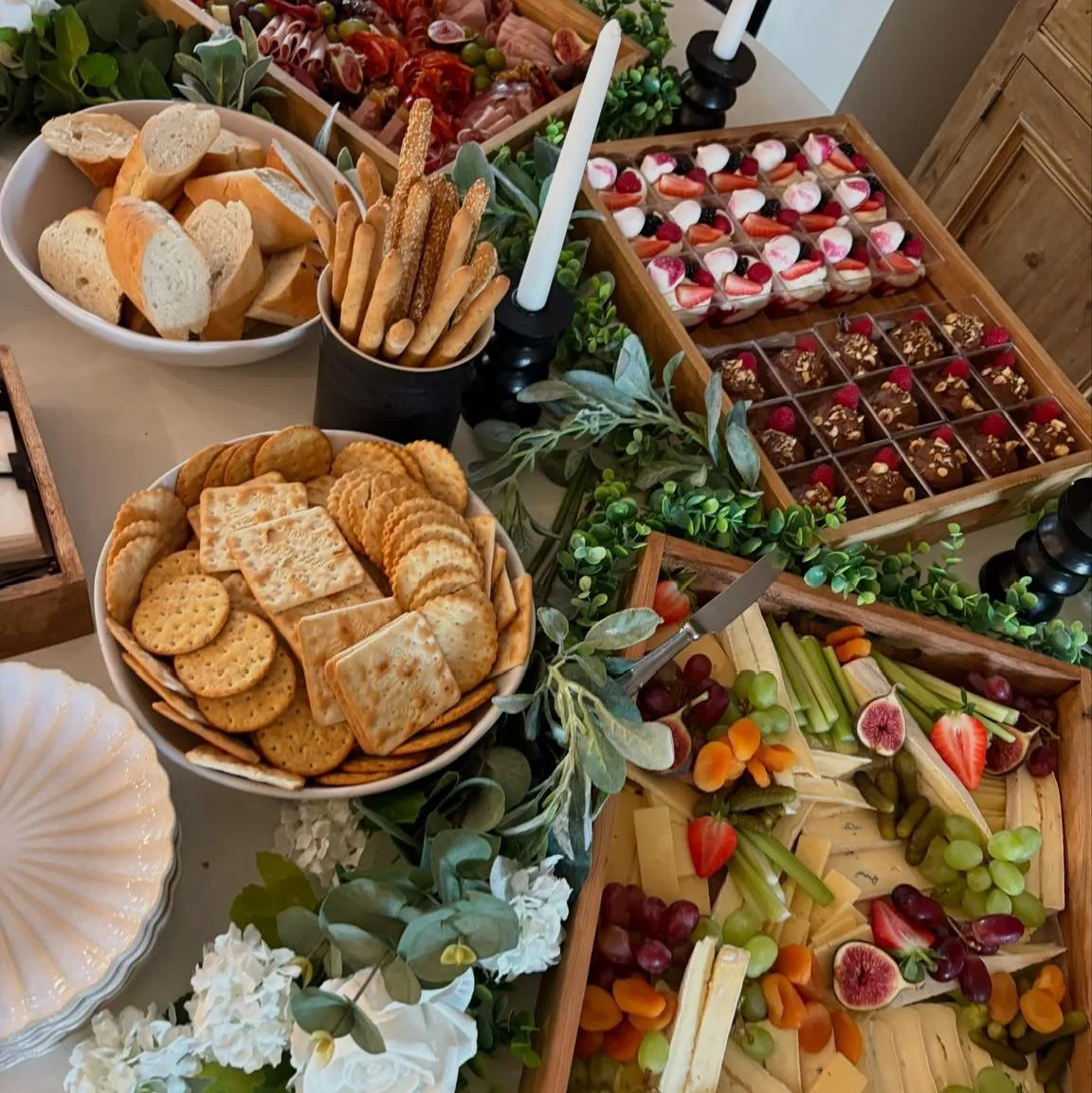 elegant buffet in Alrewas for 80th birthday party catering