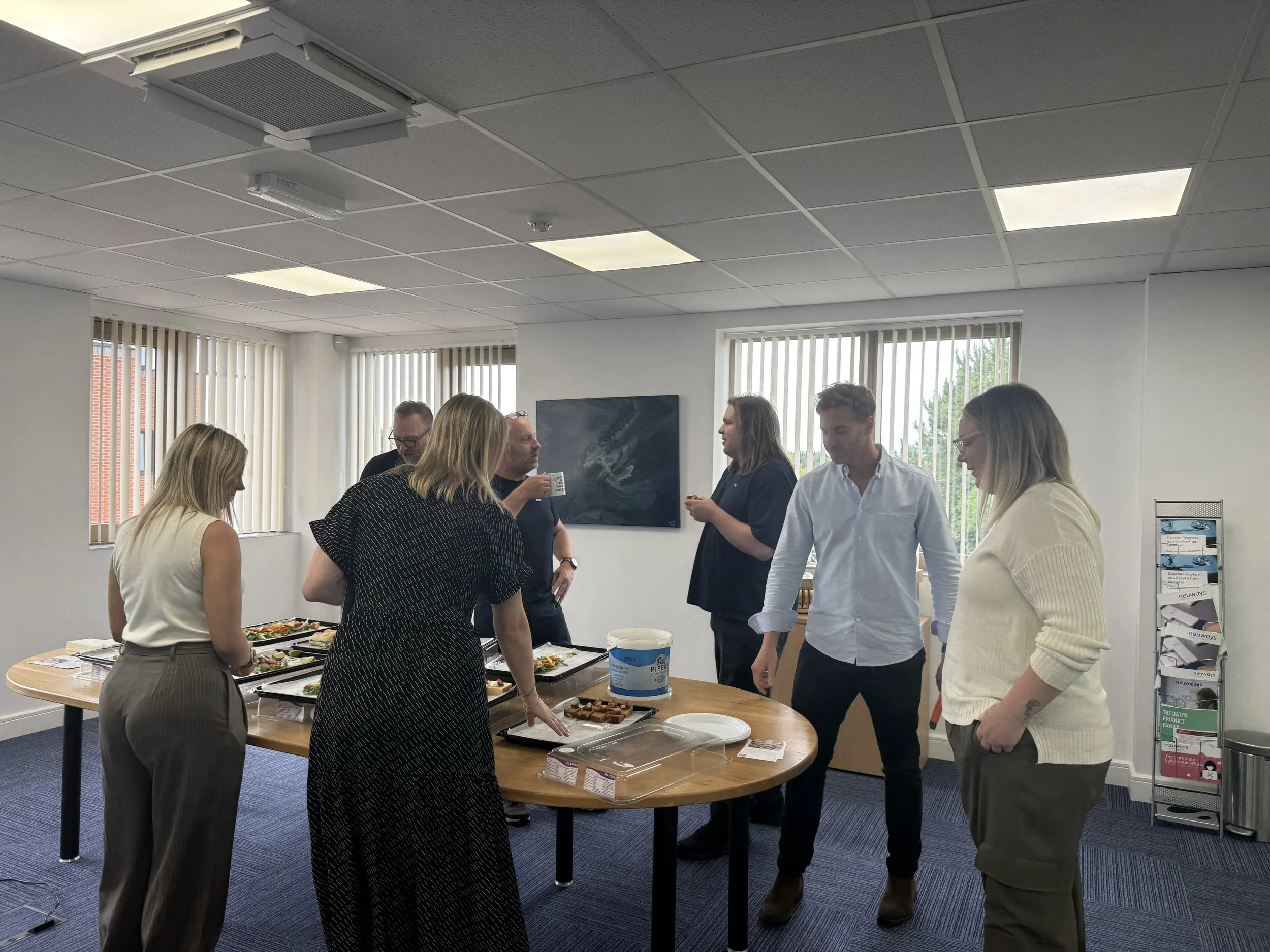 corporate catering in derbyshire, buffet office lunch for quaterly meeting