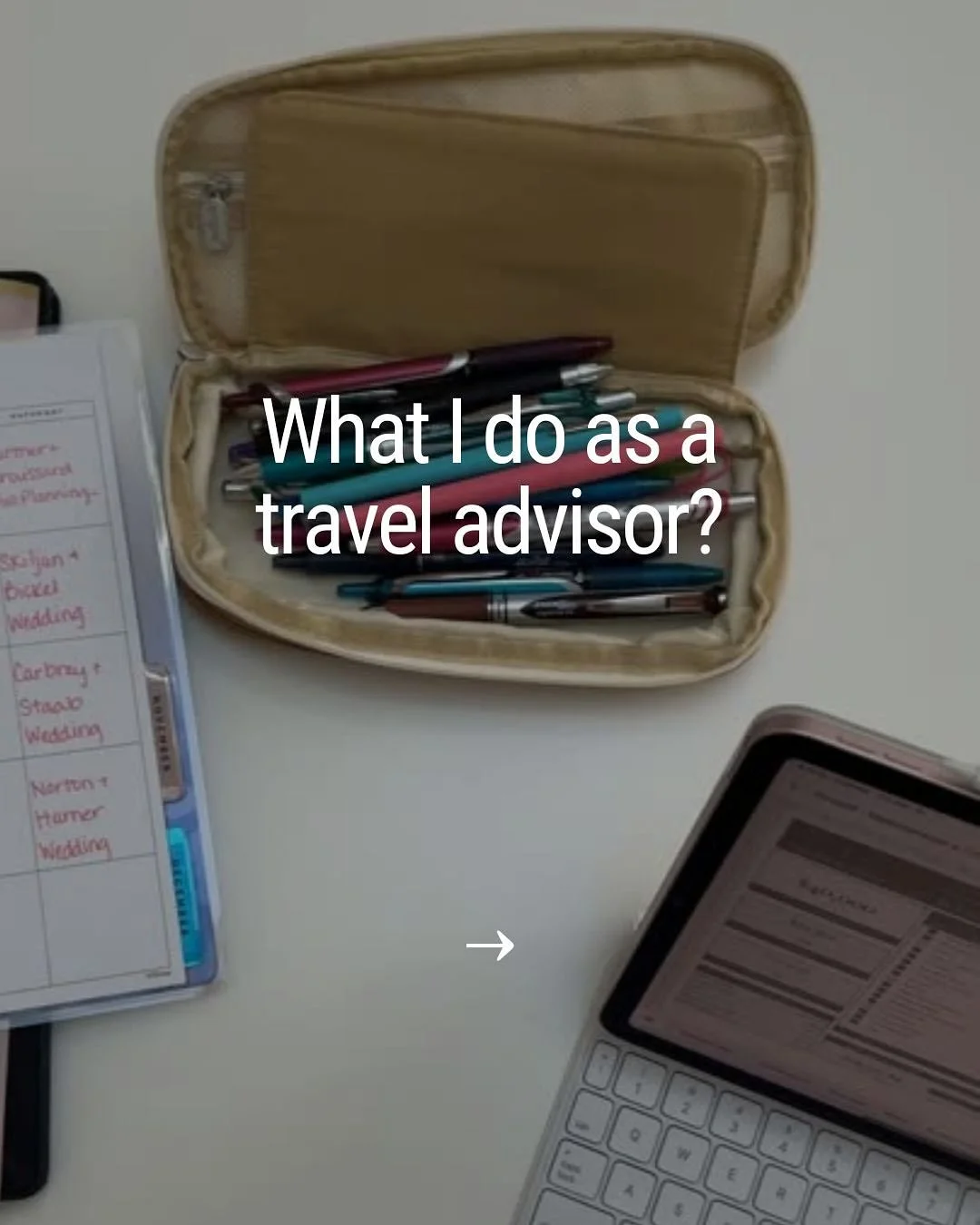 Planning a trip can be stressful and overwhelming ... it doesn't have to be!

I can help, let's connect.

#travelmadeeasy #stressfreetravel #vacationplanner #tripplanner