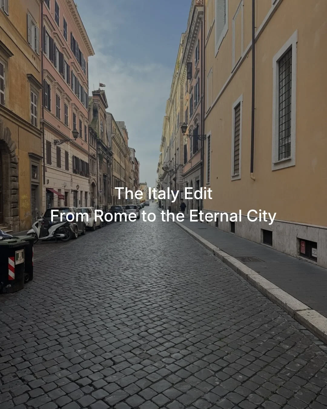 Every Italian adventure has to start somewhere.

For most of my clients, that somewhere is Rome.

There is something about this city; the cobblestones, the bustling, the way a plate of cacio e pepe at a corner trattoria can ruin you for pasta everywh