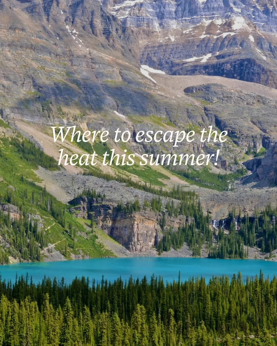 While everyone else heads to the beach, some of my favorite summer itineraries involve mountains, crisp air, and cold water.

There&rsquo;s something about escaping the heat (and often the crowds) entirely that feels like a true vacation.

#stressfre