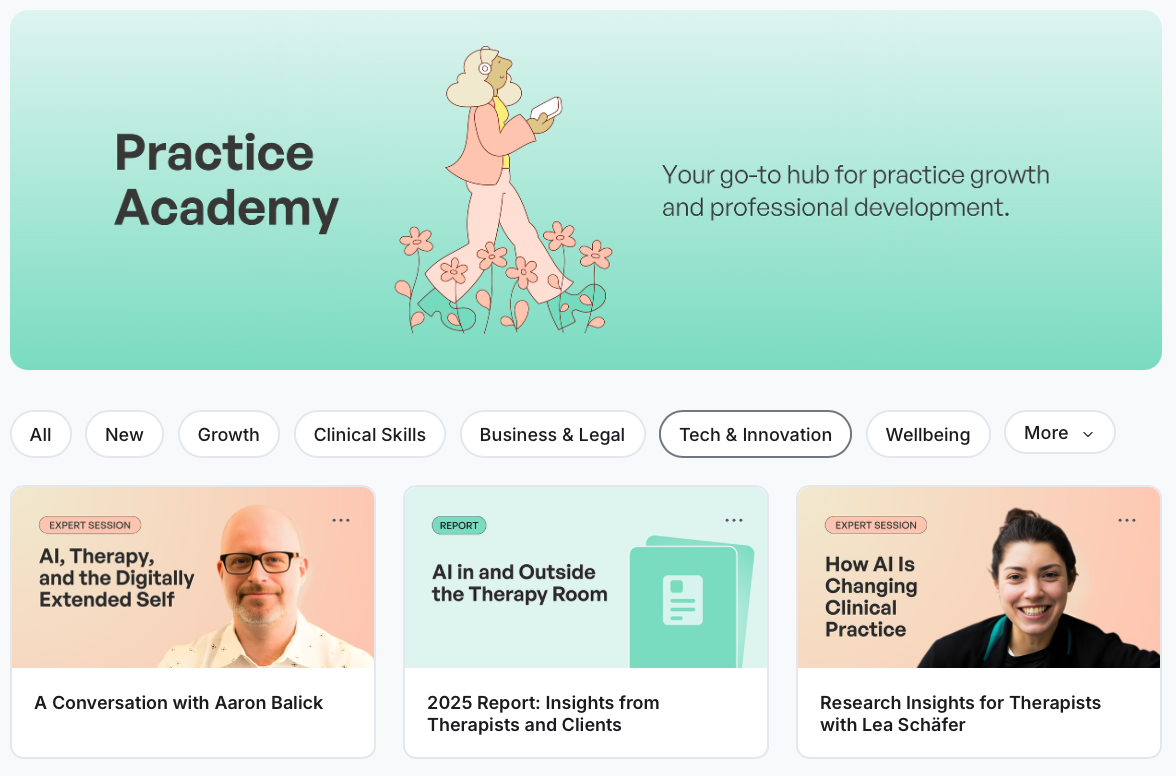 Practice Academy: Tech & Innovation pillar