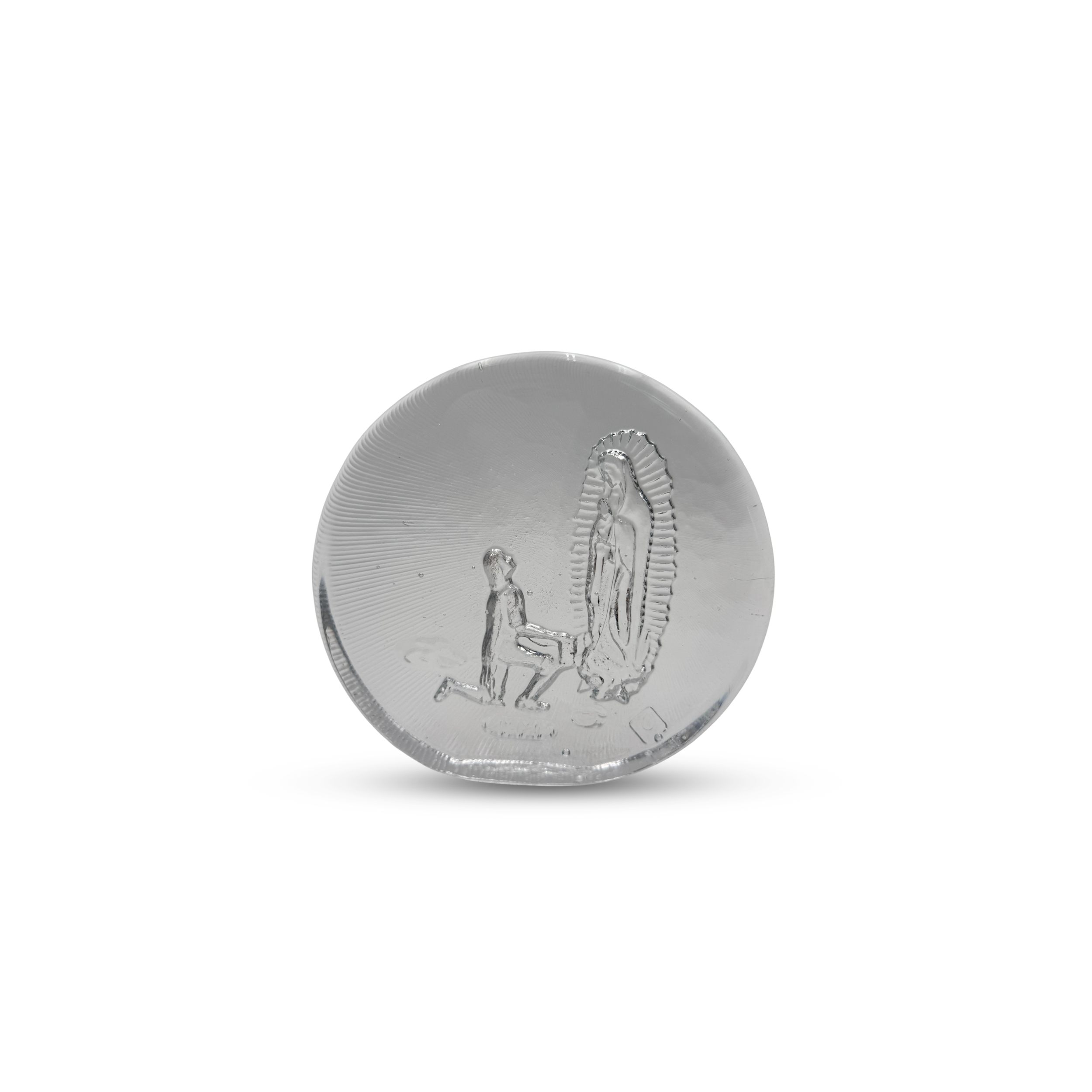 Round Guadalupe Paperwight