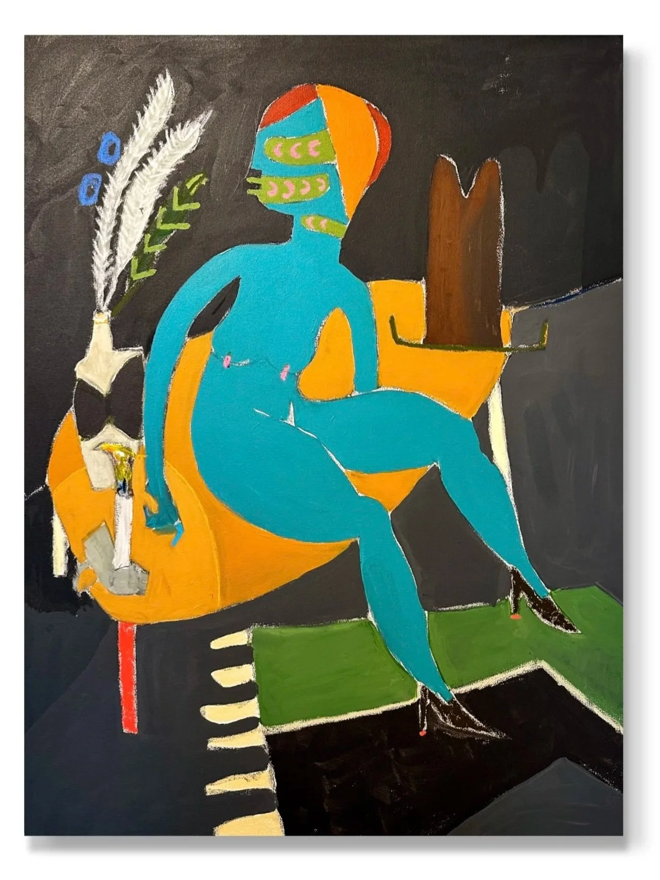 "Liberation Jane", acrylic on canvas, 40 x 30 inches