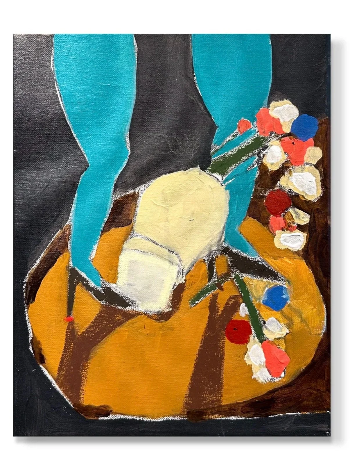 "Liberation 5", acrylic on canvas, 14 x 11 inches