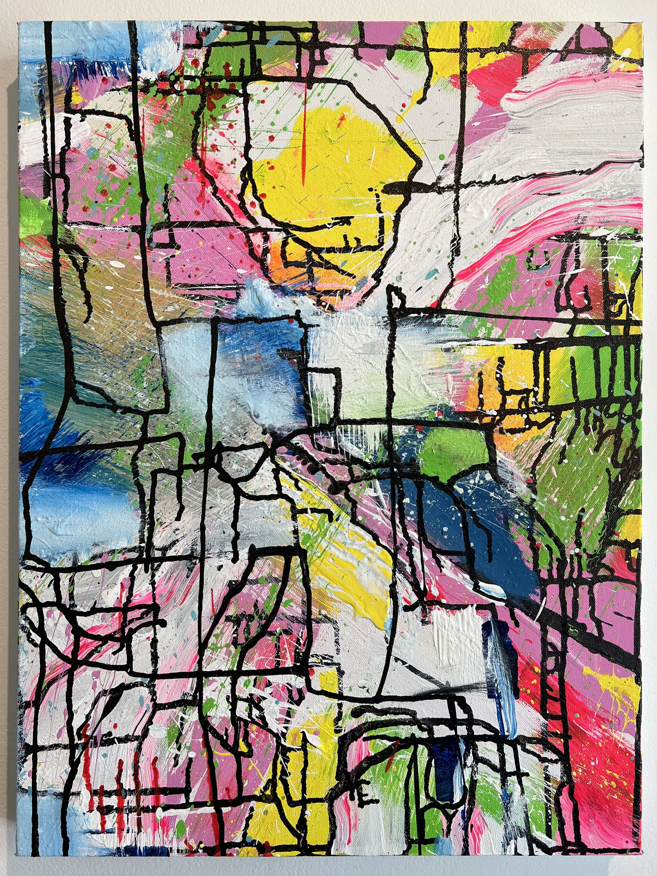 "Crosstown Traffic #1 " by Loren Philip / 24” x 18” x 2” / $1118