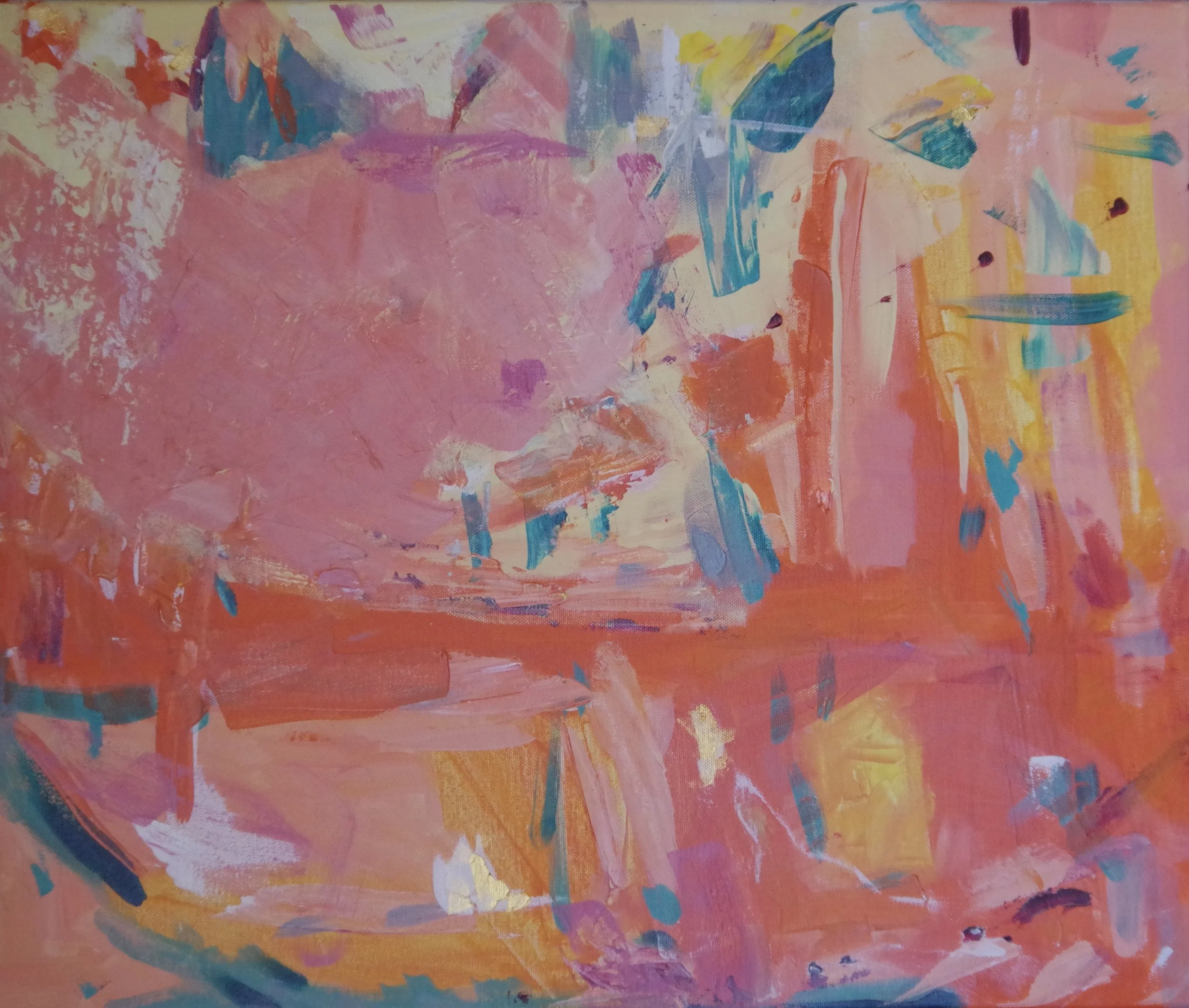 "Heat Wave" by Moira Donovan / 24 x 20 x .5 / $350