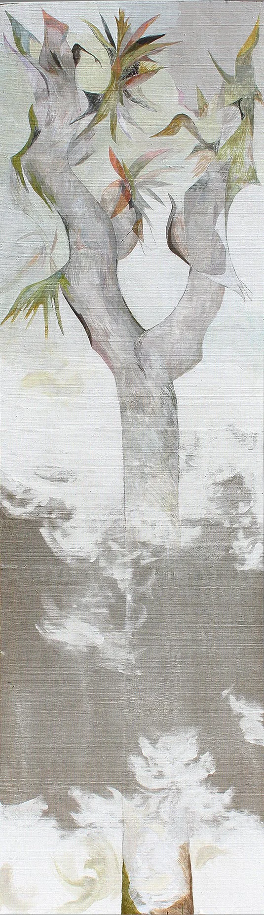 "Joshua Tree Septet No. 5: Squall" by Lisa Lesniak / 72x21" / $2200