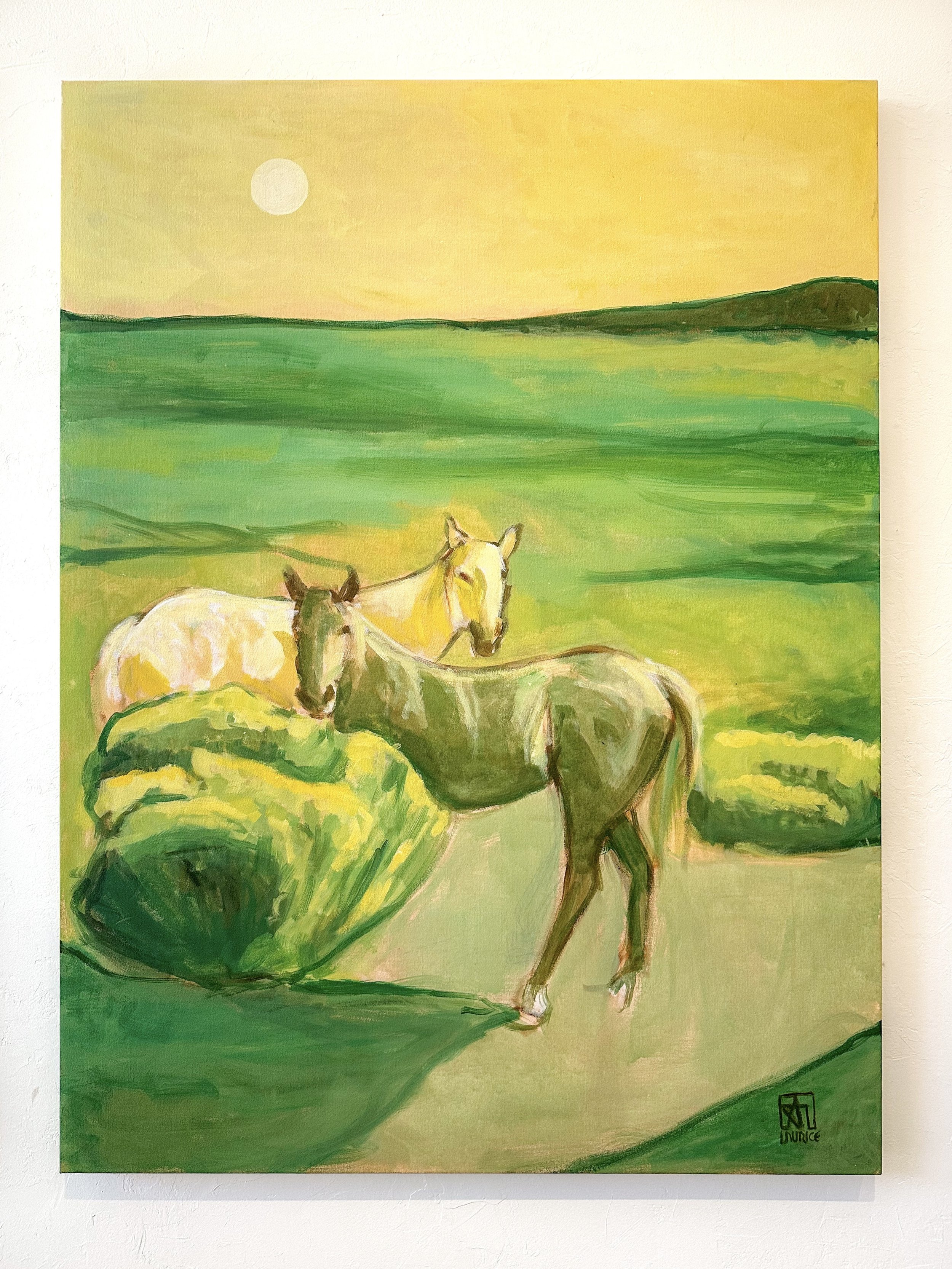 Desert Moonrise, Unbound, Unbent, Unbroken, 2025, Acrylic On Canvas, 48 x 36 x 1.5 in
$2,600