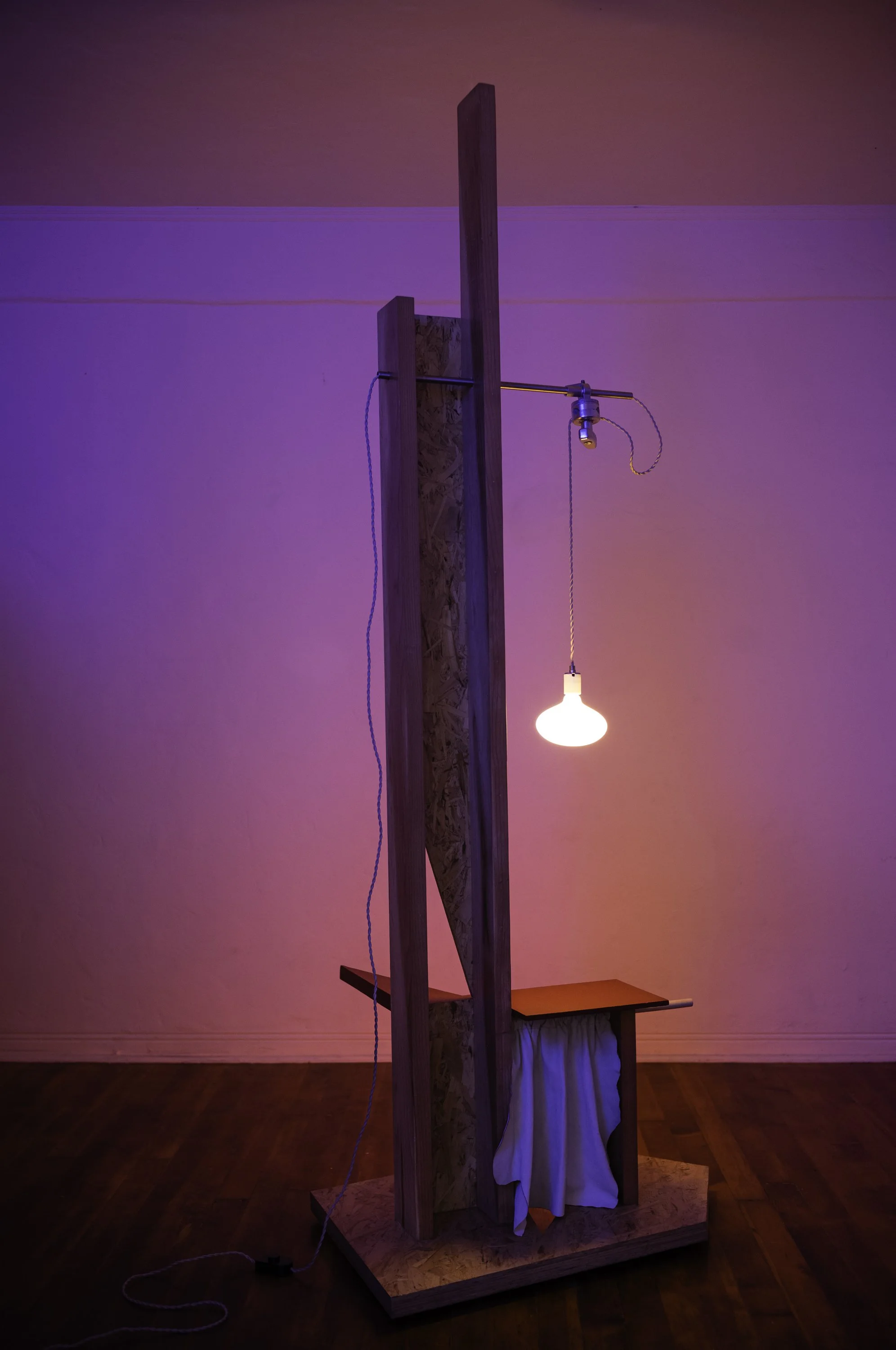 "SET ONE" sculpture by Isabel Aranguren Messuti / 8' 2 1/2"  X 40”  X 35 1/2”  / $8300