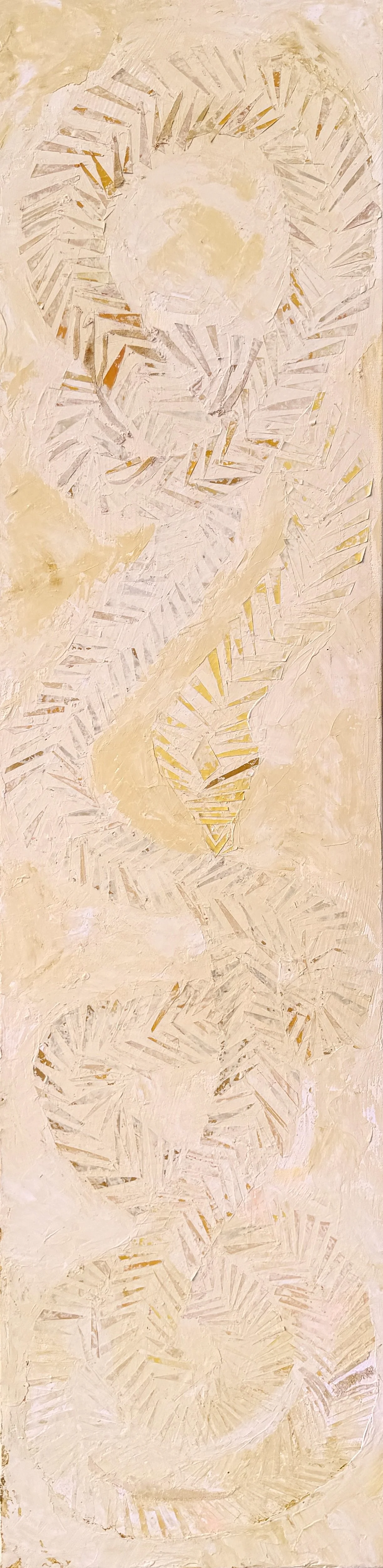 Meghan Deroma, 'The Kids They Dance and Shake Their Bones', 2026, 48 x 15 in (info@dorado806.com to request price)