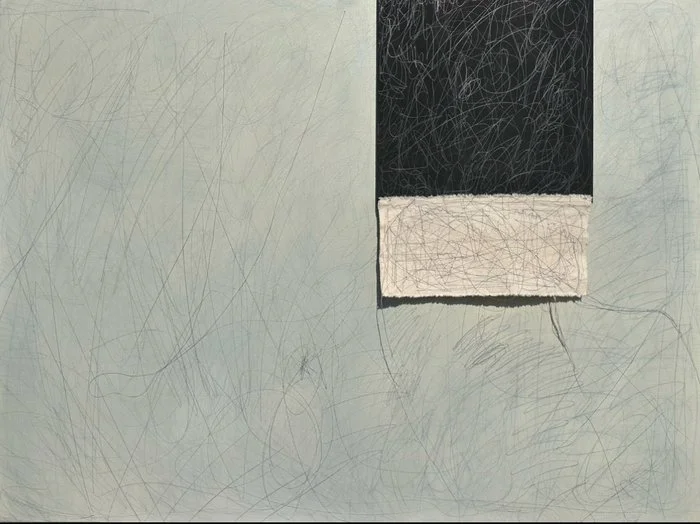 "rain envelopes" by Niq Thomas / 30" x 40" x 1.5" / $2000