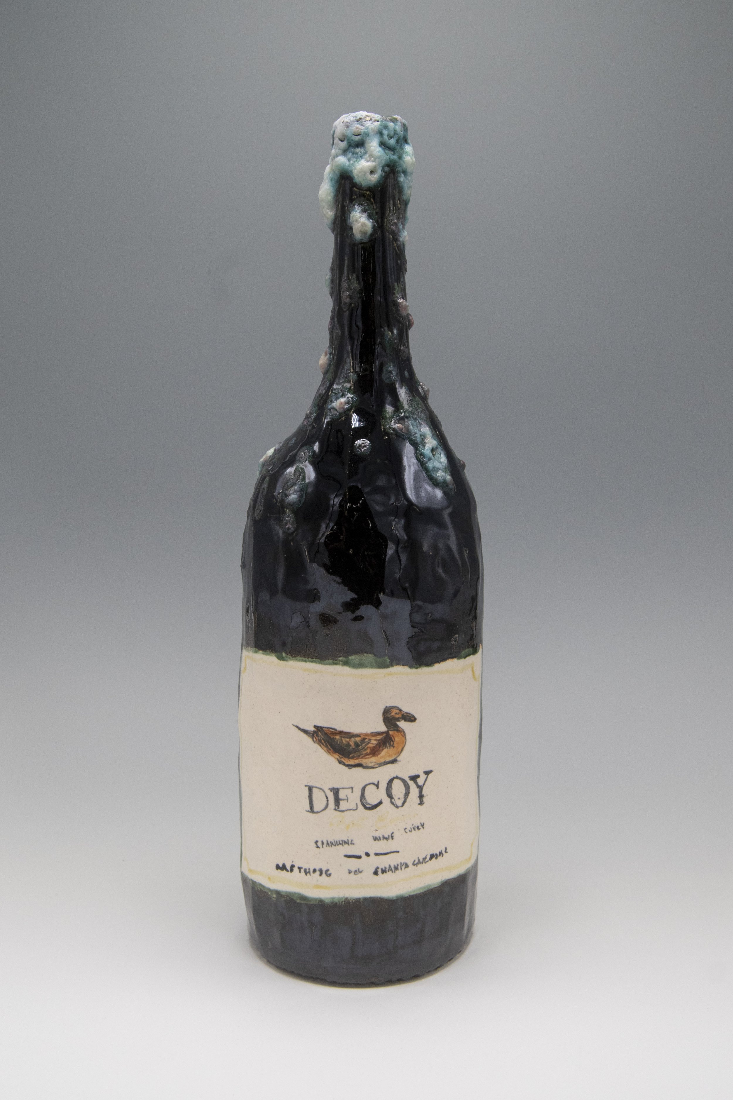 Reniel Del Rosario, Decoy (Capped), Glazed stoneware, 12 x 5 x 5 in. $750