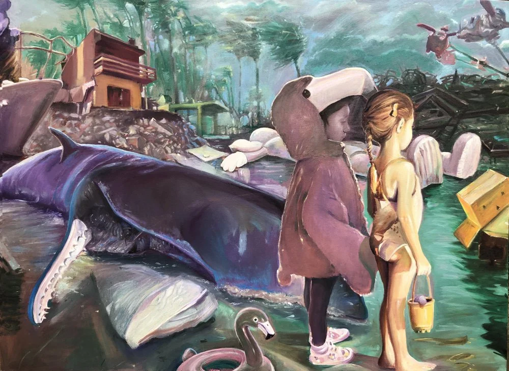 "Your File Is Due In April " by Atilio Pernisco / 30" x 40" / $3500