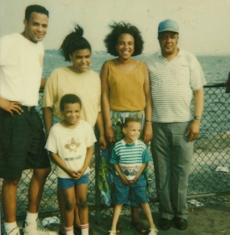 Josephine with her siblings and fat