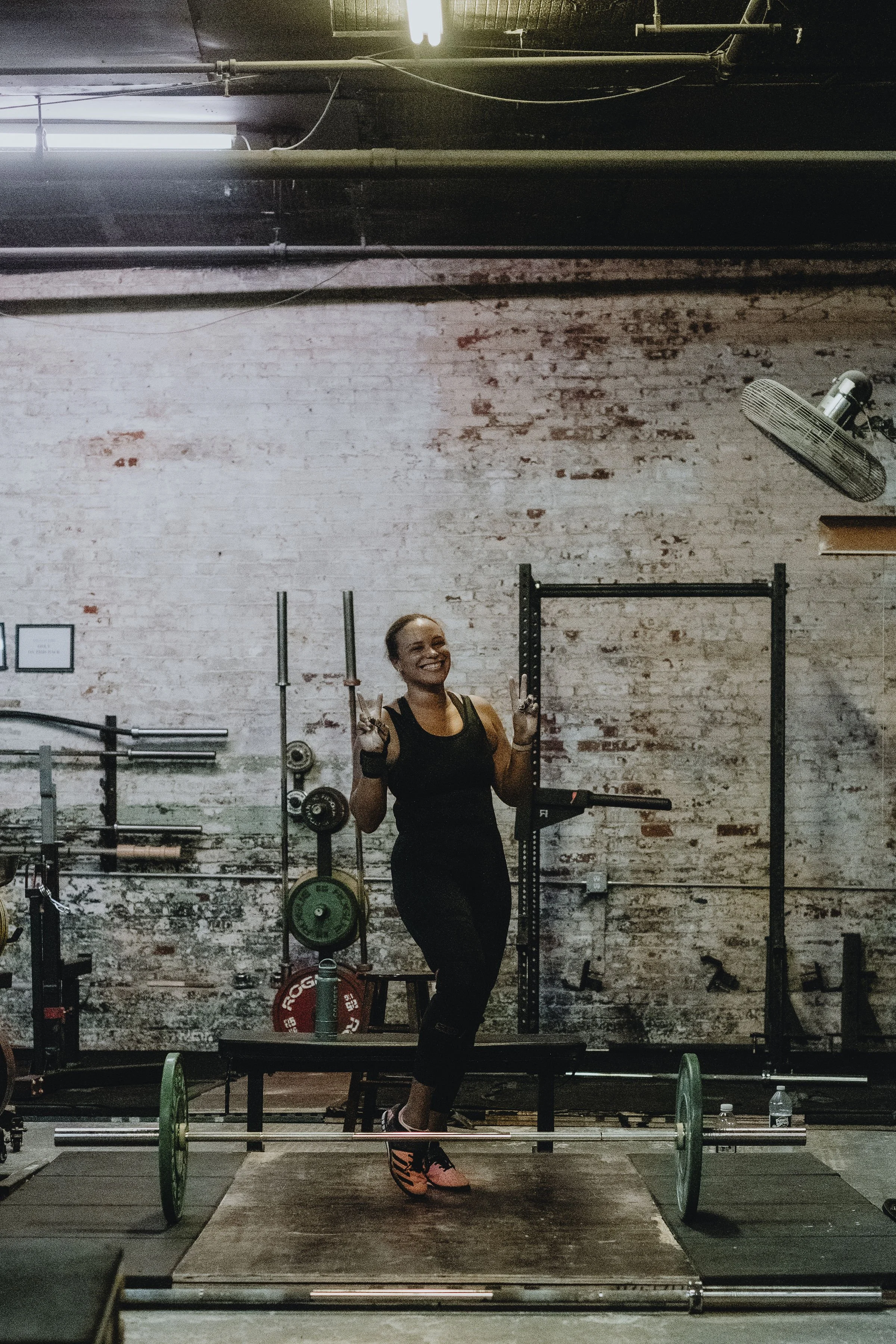  Josephine at an amateur Olympic Weightlifting competition, Brooklyn, NY. 