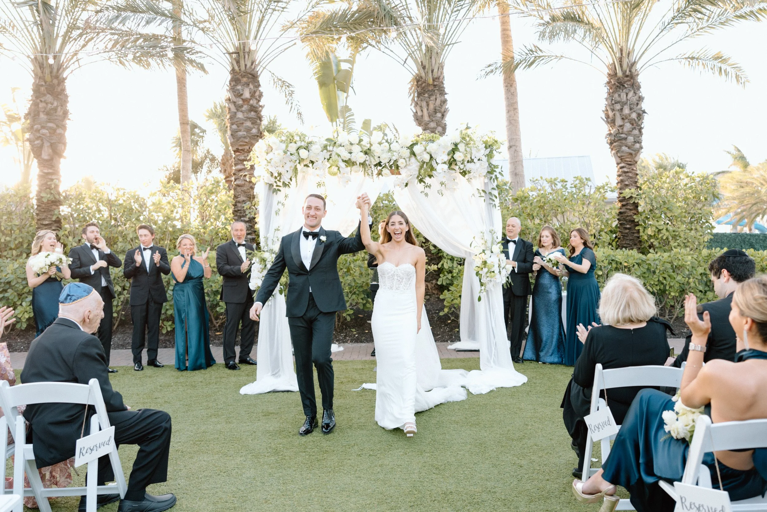 Jewish wedding ceremony at Hyatt Regency Coconut Point Resort and Spa by wedding photographer Naples