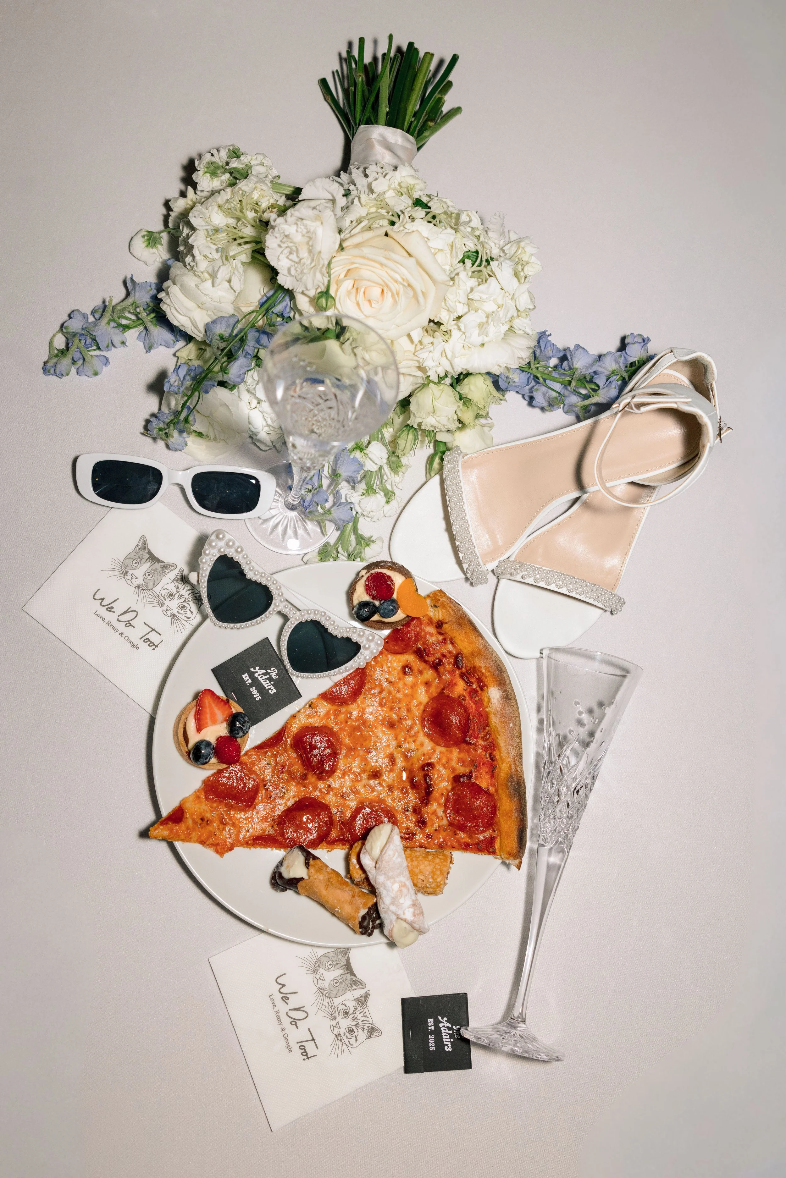 reception details at Heitman House by fort myers wedding photographer