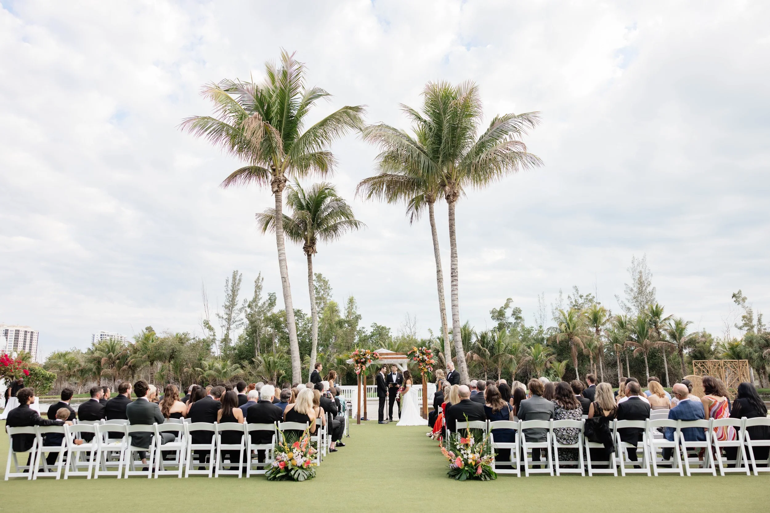 Wedding ceremony at Hyatt Regency Coconut Point Resort & Spa